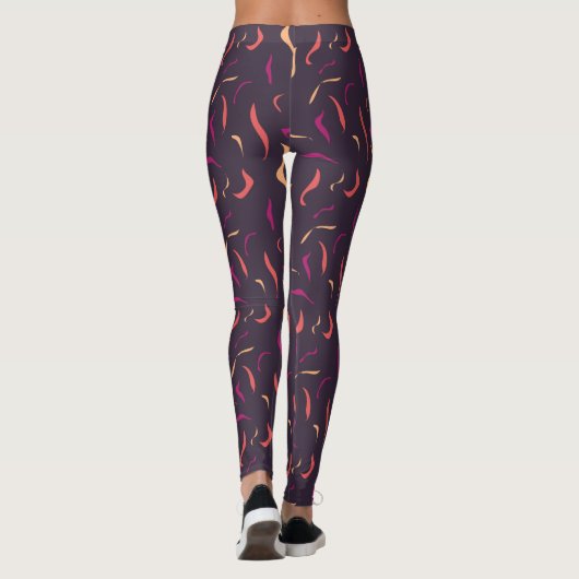 Legging estampada violeta (Achterkant)