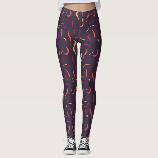 Legging estampada violeta (Voorkant)