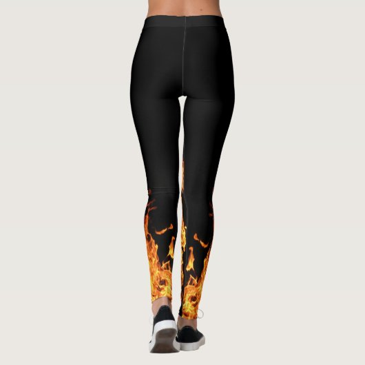 Legging Fire Flame Thema (Achterkant)