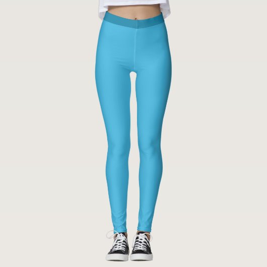 Legging in blauw (Voorkant)