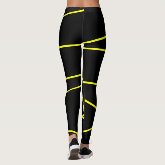 Legging Linhas Amarelas (Achterkant)