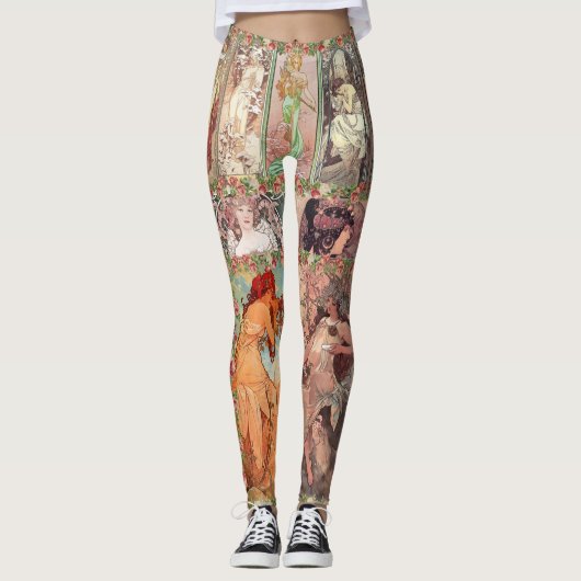 Legging Mucha art (Voorkant)