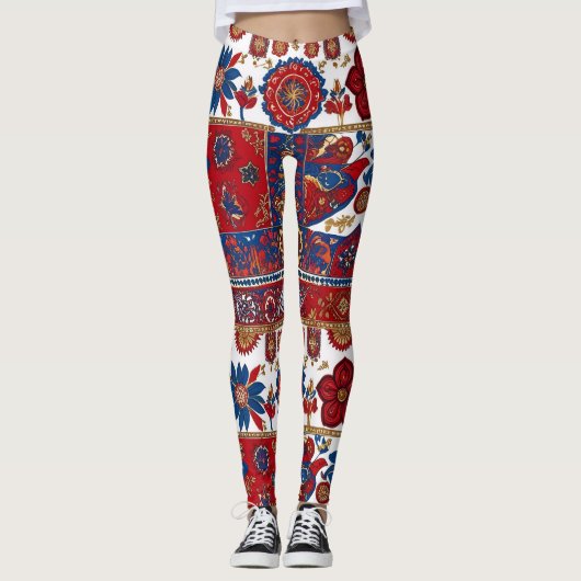 Legging ontwerp geïnspireerd door het Servische ta (Voorkant)