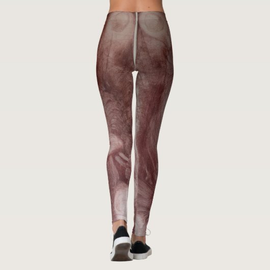 Legging: Peace Symbole Leggings (Achterkant)