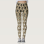 Legging preta e branco, e placas marrom dourado? (Voorkant)