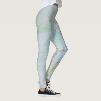 Legging: print Swans Leggings