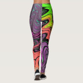 Legging Psicodélico - Diseño Vibrante y Creativo (Achterkant)
