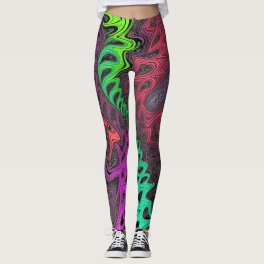 Legging Psicodélico - Diseño Vibrante y Creativo (Voorkant)