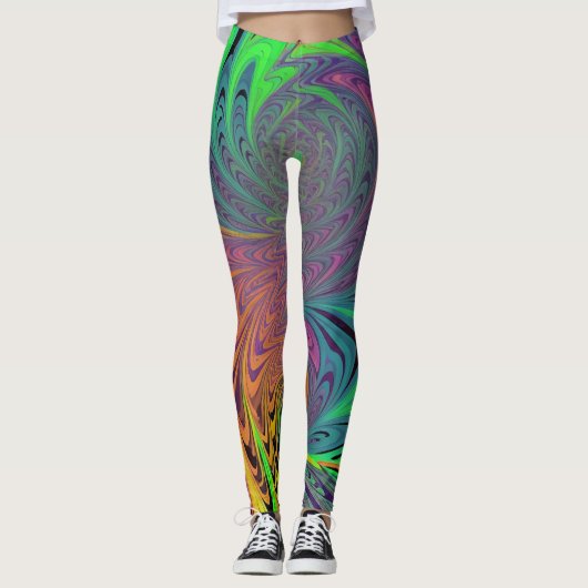 Legging Psicodélico - Diseño Vibrante y Creativo (Voorkant)