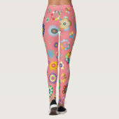 Legging Rose Multi bloemen (Achterkant)