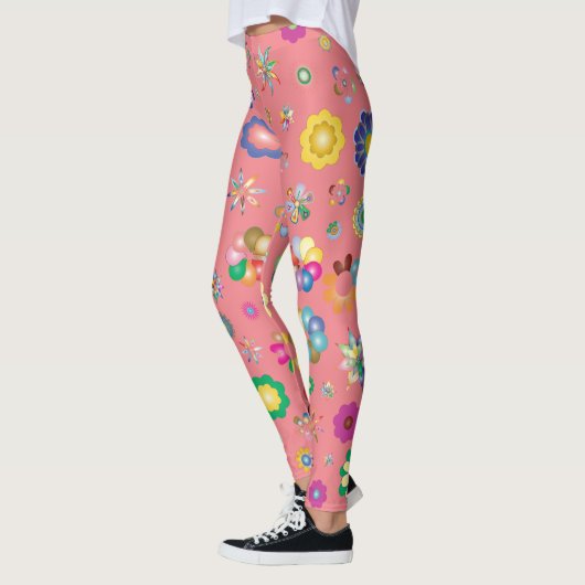 Legging Rose Multi bloemen (Links)