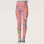 Legging Rose Multi bloemen (Voorkant)