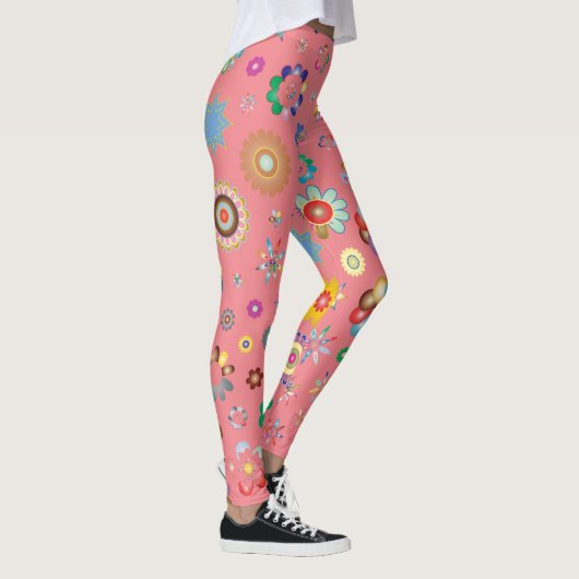 Legging Rose Multi bloemen (Rechts)