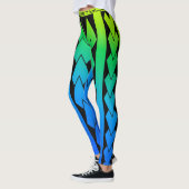 Legging style tribal Verlopende lagune (Links)