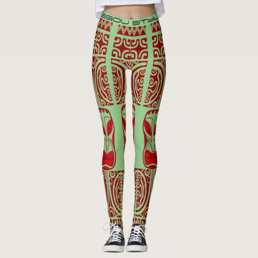 Legging Tribal Tatoo (Voorkant)