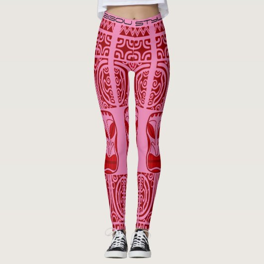 Legging Tribal Tatoo (Voorkant)