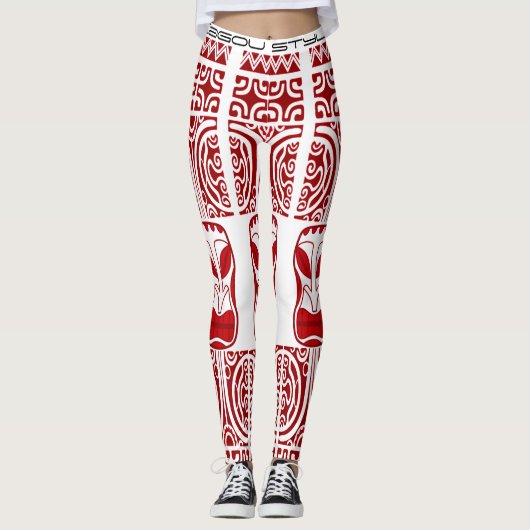 Legging Tribal Tatoo (Voorkant)