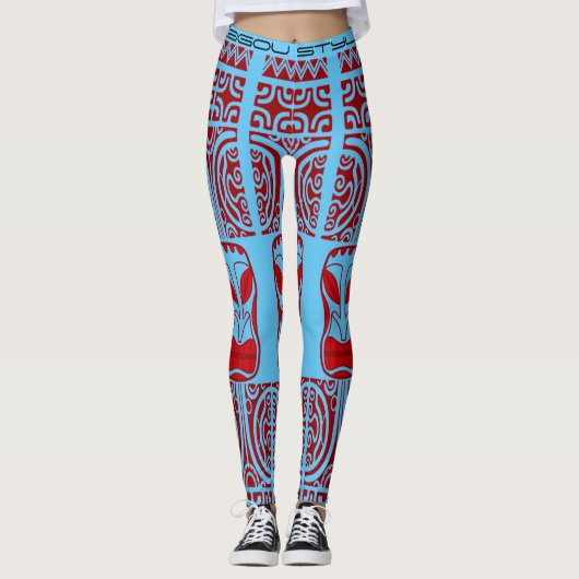 Legging Tribal Tatoo (Voorkant)
