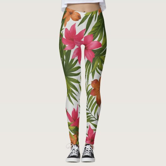 Legging Tropical Vibrante design (Voorkant)