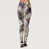 Legging Verwoest Bloemcollage (Achterkant)