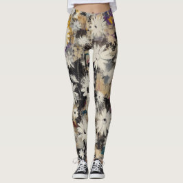 Legging Verwoest Bloemcollage