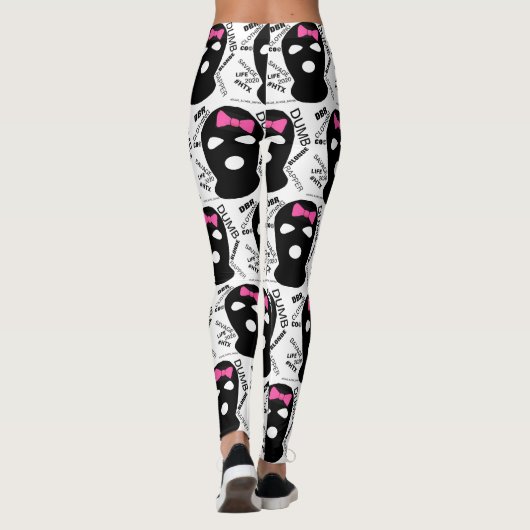 LEGGINGS 2020 HTX DUMB BLONDE RAPPER™ SAVAGE Life (Achterkant)