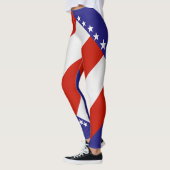 leggings-aangepaste kleuren van de Amerikaanse vla Leggings (Links)