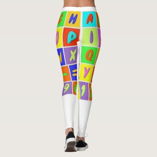 LEGGINGS ABC's (Achterkant)