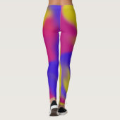 Leggings, abstract en kleurrijk leggings (Achterkant)