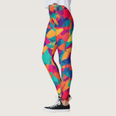 Leggings Abstract kleurrijk ontwerp (Links)