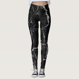 Leggings, abstract ontwerp zwart, grijs leggings