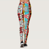 Leggings, Abstract Psychedelic tr IV Leggings (Achterkant)