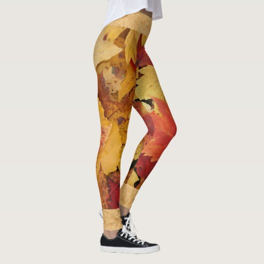 Leggings abstracte bladeren (Rechts)