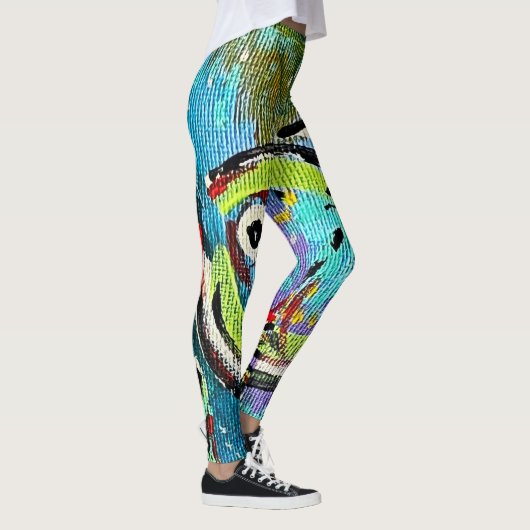 Leggings Abstracte kunst (Rechts)