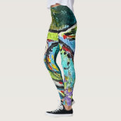 Leggings Abstracte kunst (Links)