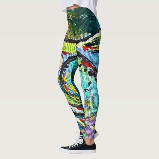 Leggings Abstracte kunst (Links)