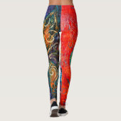 Leggings Abstracte kunst (Achterkant)
