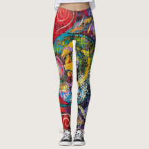 Leggings Abstracte kunst