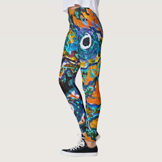 Leggings Abstracte kunst (Links)