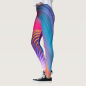 Leggings - Abstracte kunstwerk (Links)