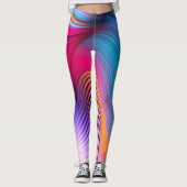 Leggings - Abstracte kunstwerk (Voorkant)