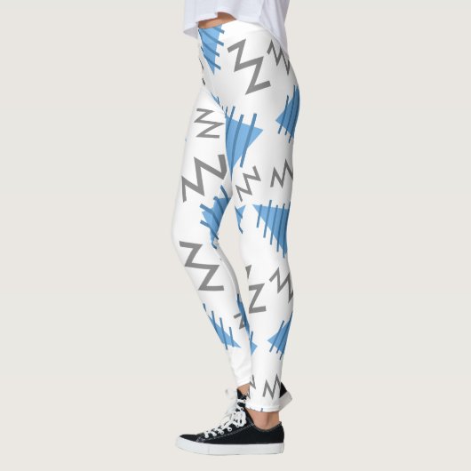 leggings abstracte Memphis Pattern (Links)