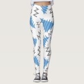 leggings abstracte Memphis Pattern (Voorkant)