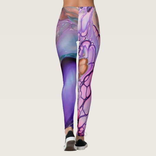 Leggings - Abstracte vlindervleugels (Achterkant)