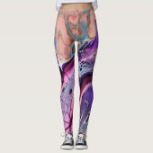 Leggings - Abstracte vlindervleugels (Voorkant)