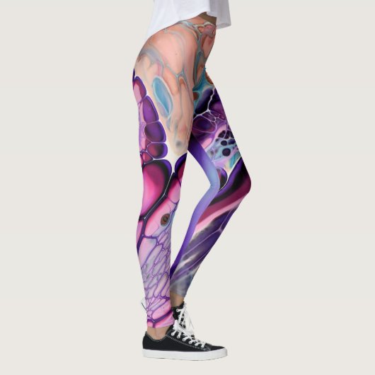 Leggings - Abstracte vlindervleugels (Rechts)