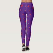 Leggings Achtergrondkleur rood hart aanpassen (Achterkant)