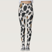 Leggings - afdrukken op luipaard (Voorkant)