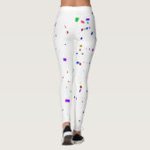 Leggings - afvallende Confetti (Achterkant)