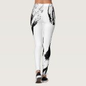 Leggings Altijd abstrkt Blk/Wht III (Achterkant)